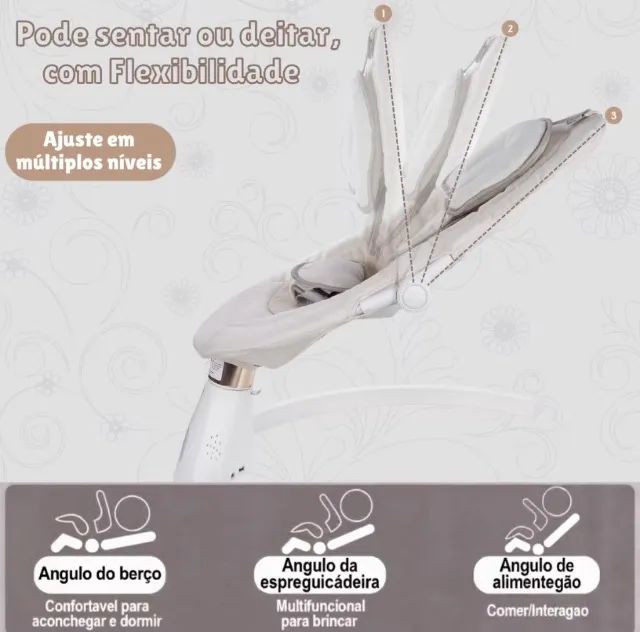 Cadeira de bebê automática  - Foto 4