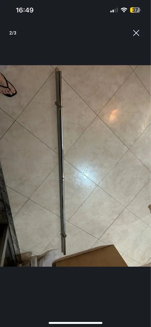 Barra cromada 