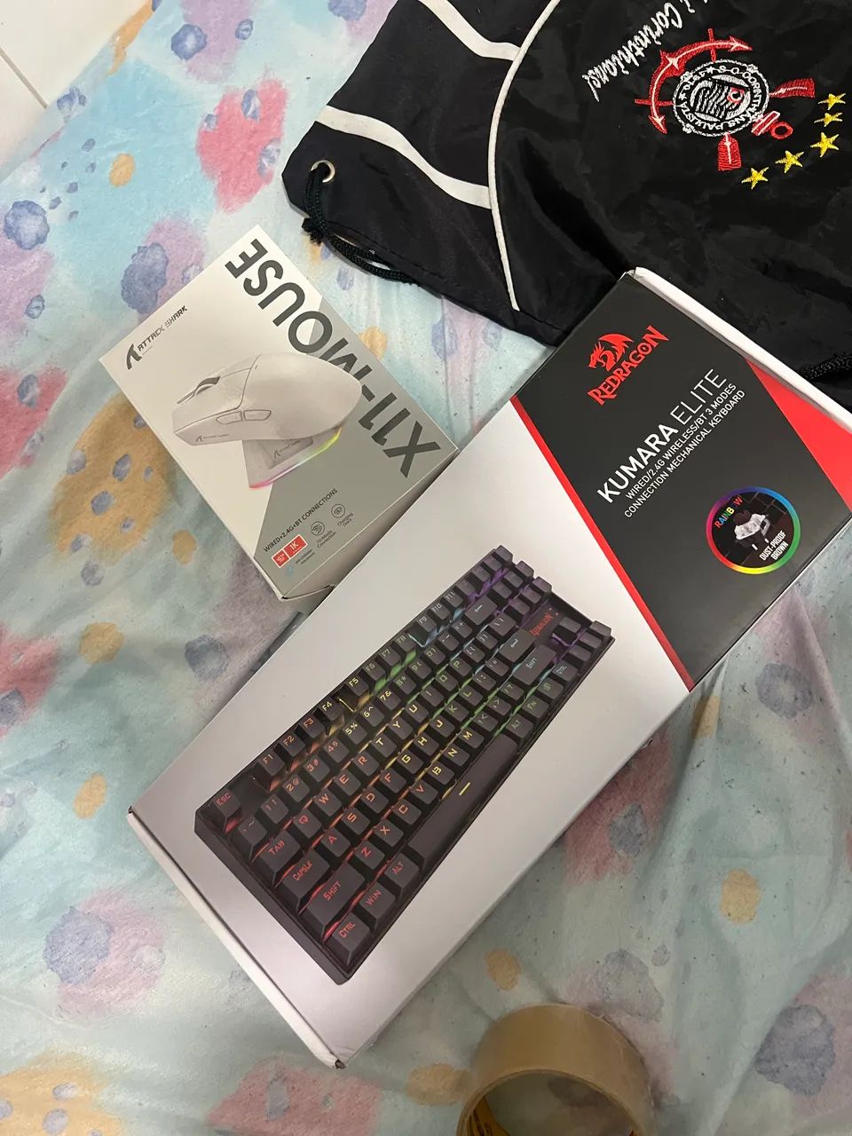 teclado + mouse gamer 