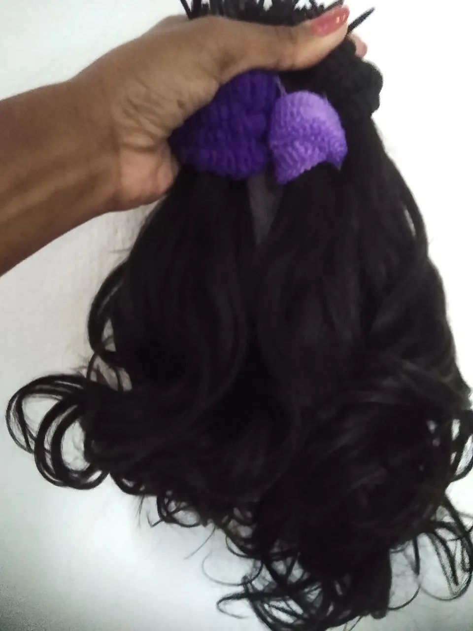 Cabelo humano 30 cm