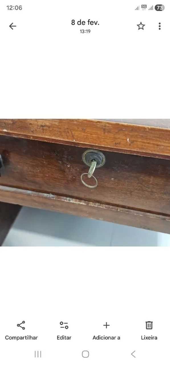 Mesa antiga de escritório  - Foto 5