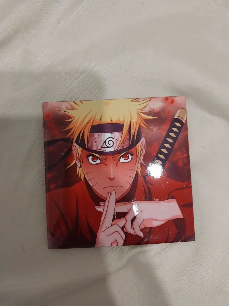  bonecos miniatura anime Naruto + quadro  - Foto 3