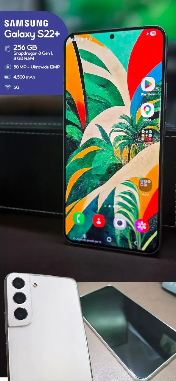 Samsung S22 PLUS 256GB PROMOÇÃO IMPERDÍVEL - Foto 5