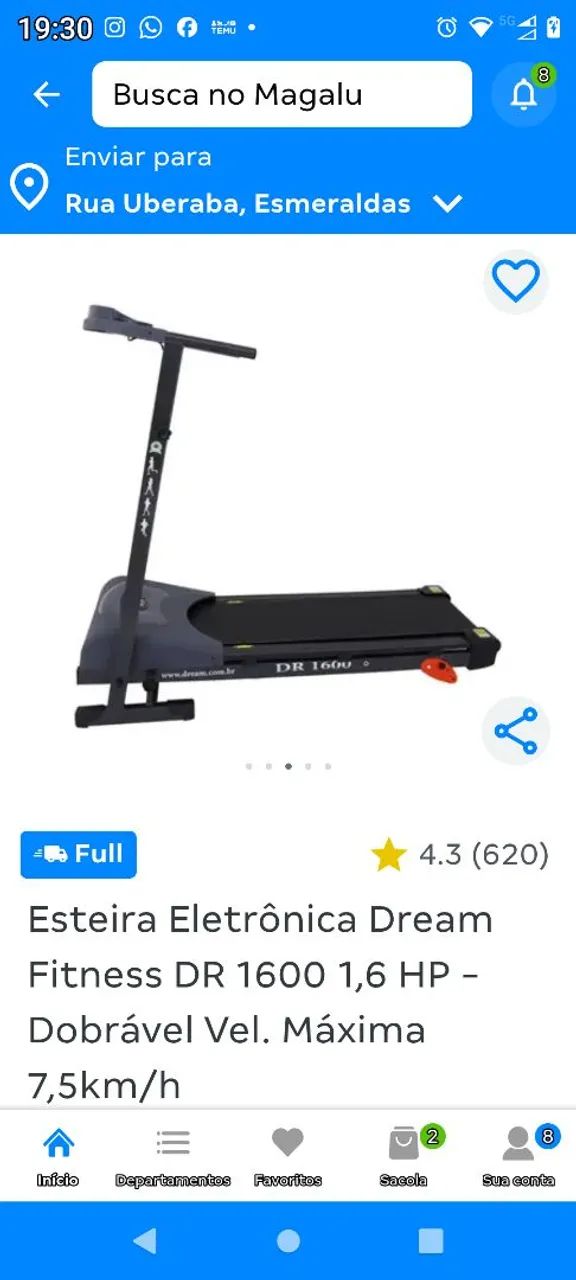 Esteira eletrônica 
