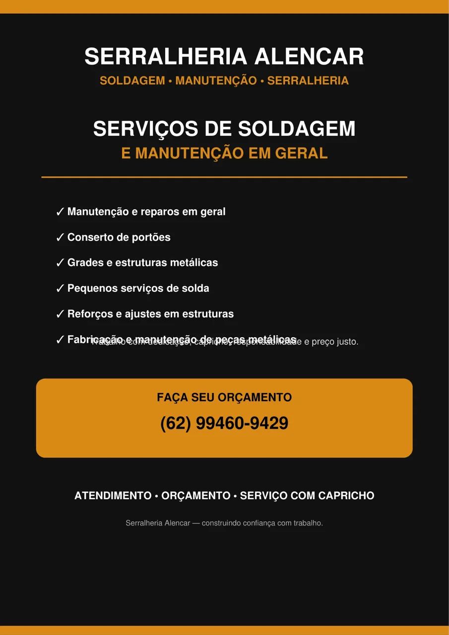 Serviços de solda 