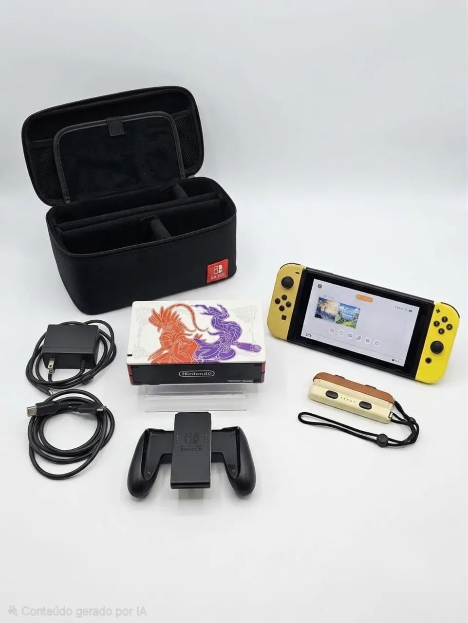 Nintendo switch edicao especial evy e pikachu - Foto 4