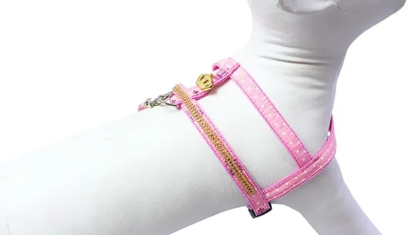 CONJ. PEITORAL NYLON PRINCESA ROSA - Foto 3