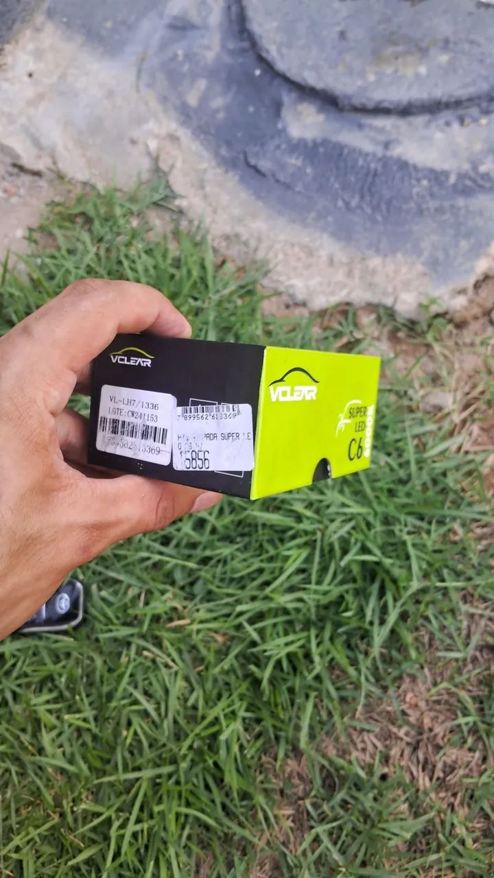 Lâmpadas led super branca. h7. 6000k - Foto 3