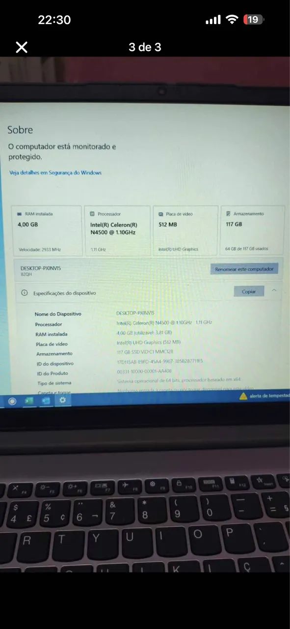 NOTEBOOK LENOVO IDEAPAD - Foto 2