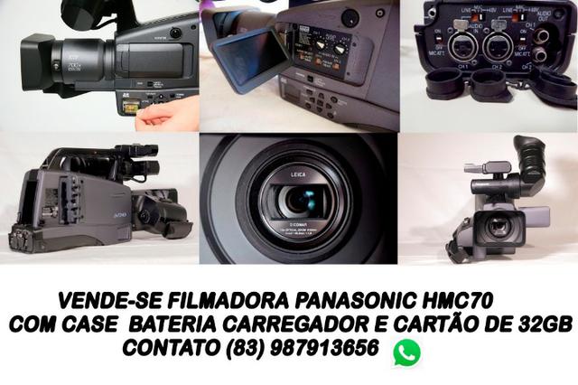 Filmadora Panasonic Ag-hmc 70p - 3ccd - Cartão Sd - Avchd