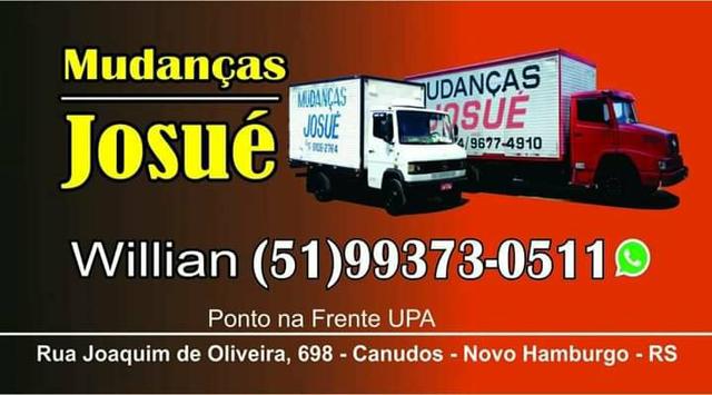 Mudanças Josué fretes carretos viagens RS SC PR litoral e interior