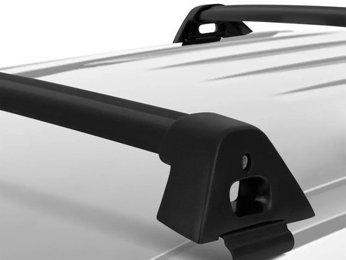 Rack de Teto esportivo de Alumínio P/ Hyundai Hb20/S até 2019- Preto e Prata - Instalado! - Foto 5