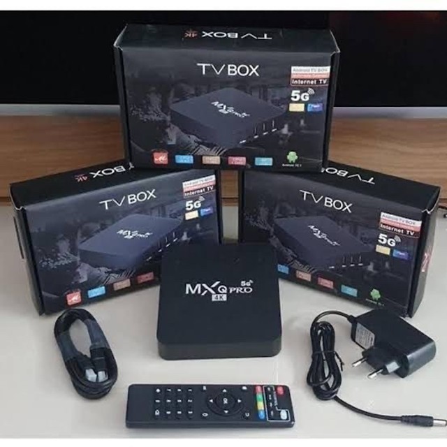 TvBox Mxq PRO 4K + Mini Teclado Grátis LACRADO