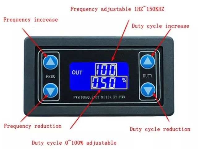 Gerador De Sinal Ajustável, 1hz-150khz Pwm Freqüência De Pulso Arduino Automação COD-AM545 - Foto 3