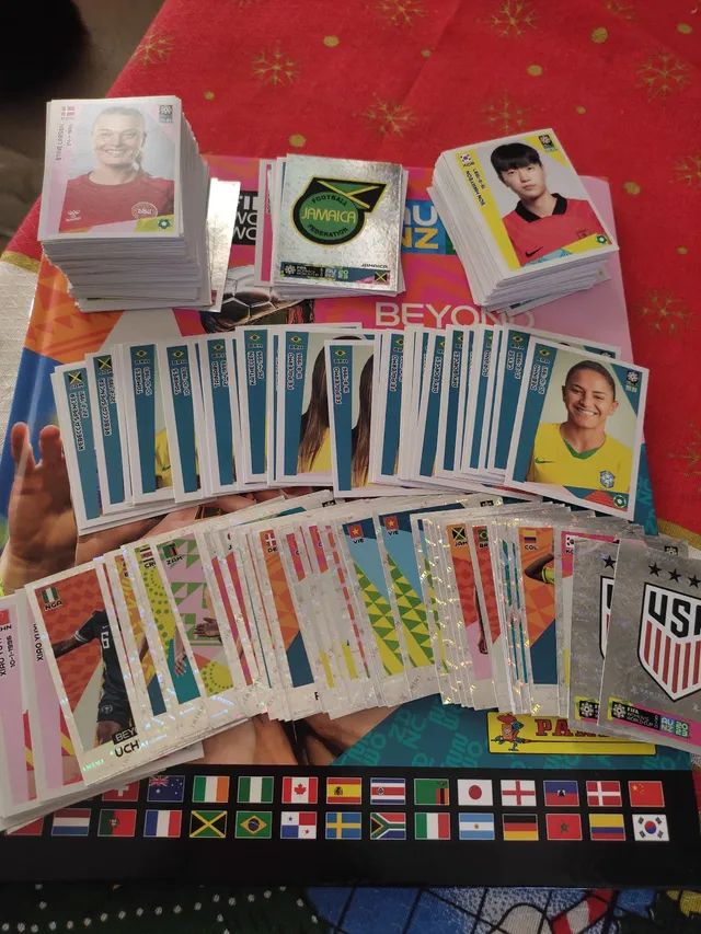 Figurinhas da copa feminina 