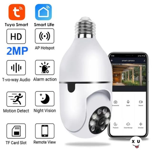 Câmera de segurança lâmpada smart- Top !!!