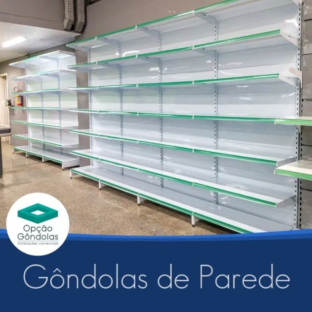 Gôndolas para farmácias