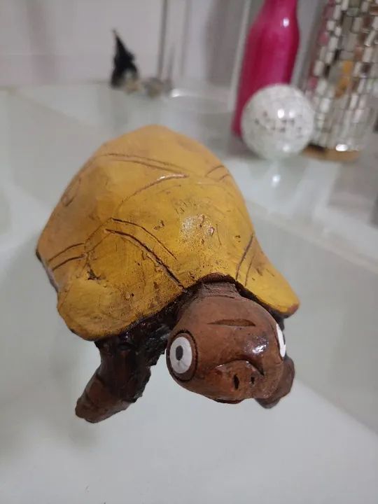 Tartaruga para decoração artesanal - Decoração