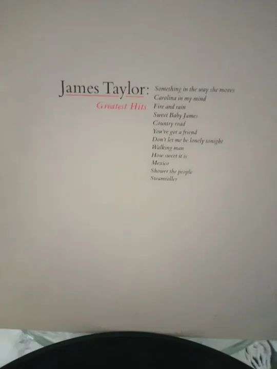 LP JAMES TAYLOR GREATEST HITS 1984 - Foto 5
