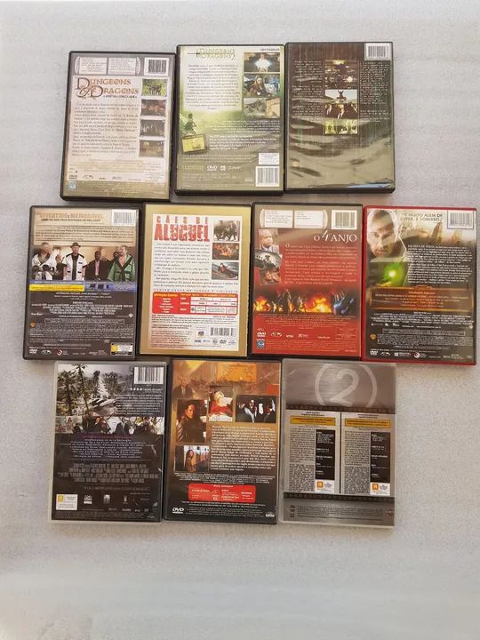 10 DVDs FICÇÃO E AÇÃO com 11 filmes - Foto 2