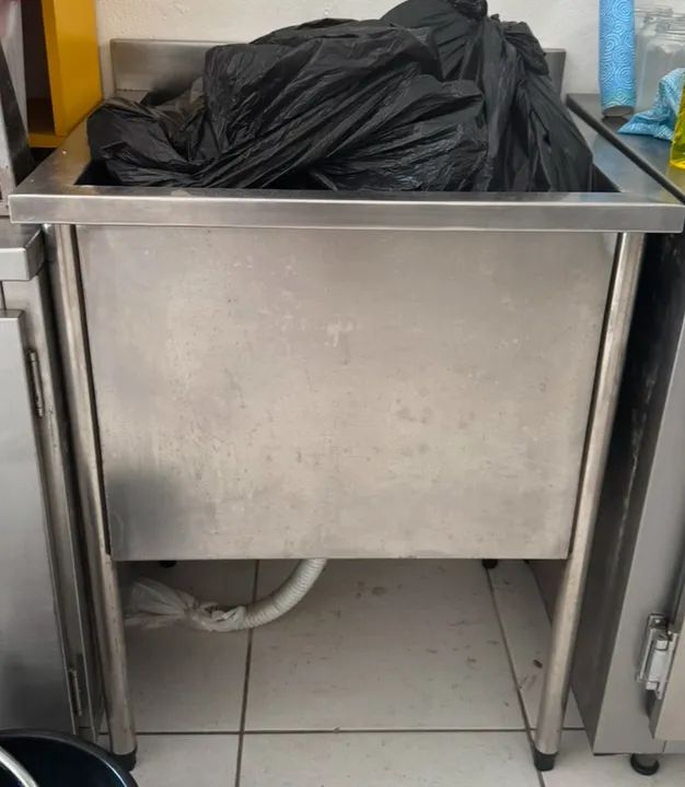 Pia de Aço Inox para Comércio
