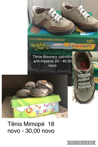 2 Tênis infantil tamanho 18 e 20