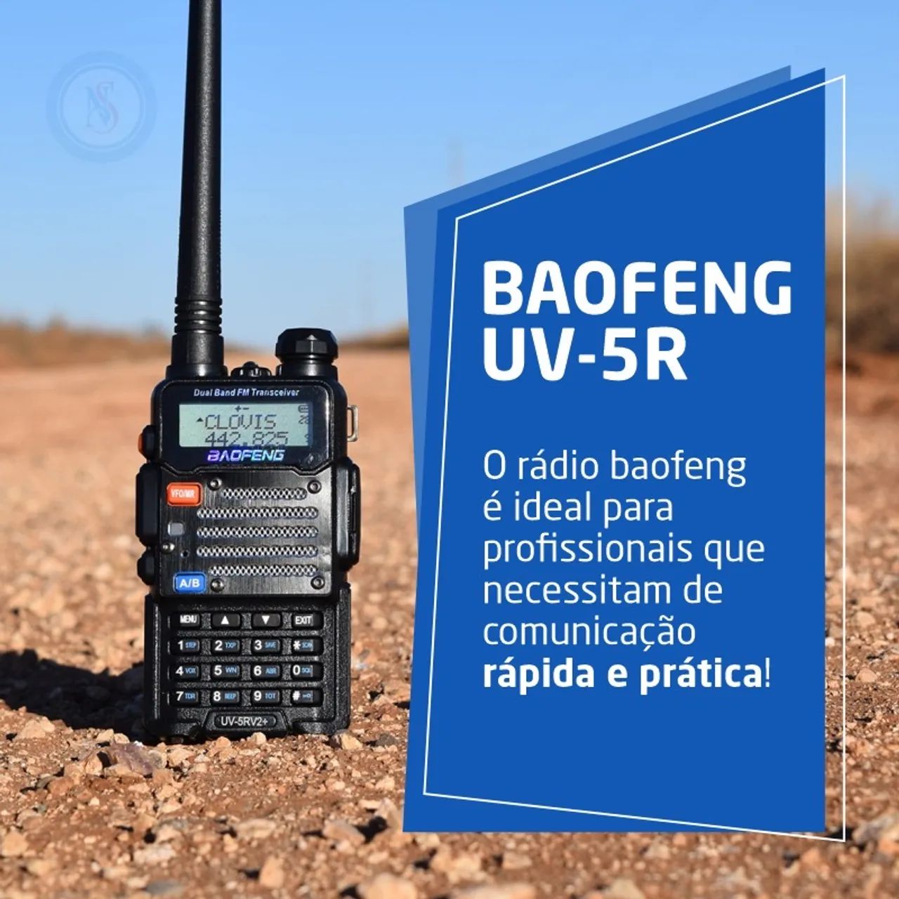 Rádio Comunicador Baofeng 5R Novo  - Foto 3