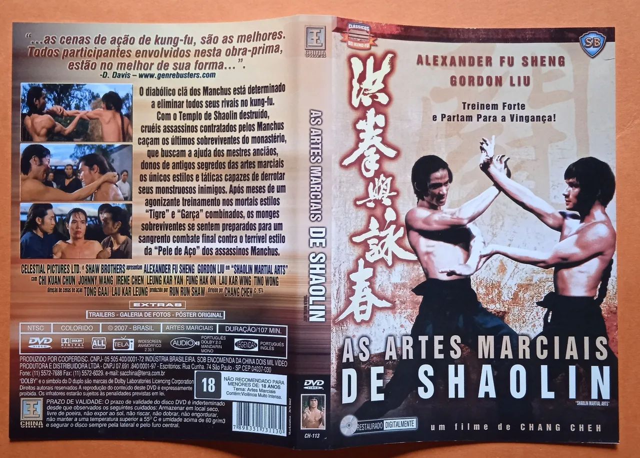 Dvd As Artes Marciais de Shaolin (China Vídeo) - Foto 3