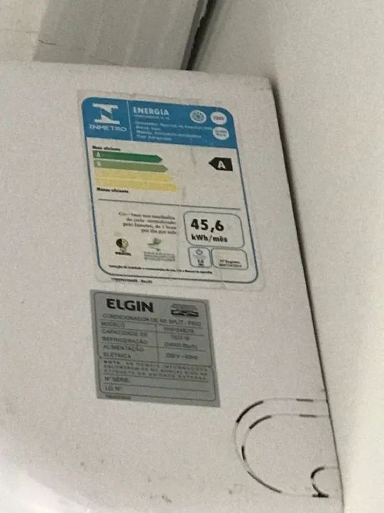 Ar Condicionado Split 24000 btus Elgin - Usado - Excelente Estado - Foto 2