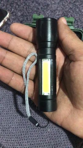 Lanterna Usb Potente Recarregável Tática (3 Modos) - Garantia   - Foto 2