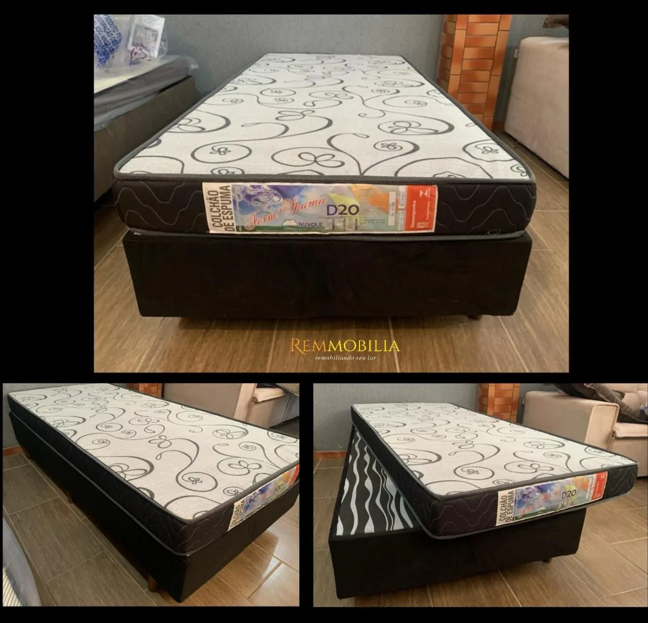 CAMA BOX SOLTEIRO NOVO - ENTREGAMOS