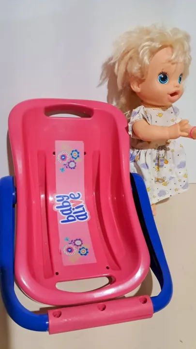 Boneca Baby Alive Com Cadeirinha - Foto 5