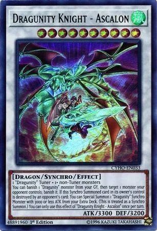 Yugioh!!! Dragunity Knight - Ascalon - Cyho-pt033 - Ultra Ra