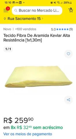 Kevlar - Tecido de Aramida  - Foto 3