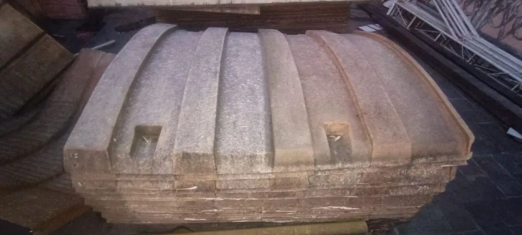 Lote de Telhas de Fibra 2,30 x 2,00mt 100 Unidades