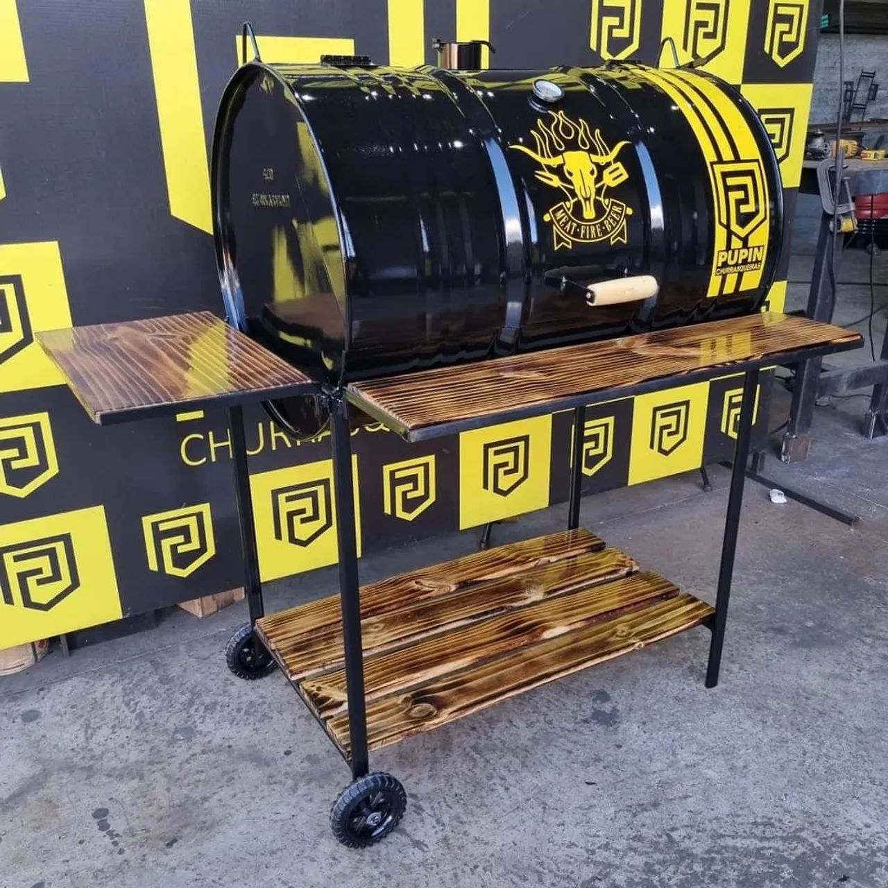 Churrasqueira para costela e frango a bafo , tambor especial chapa 14 - Foto 2