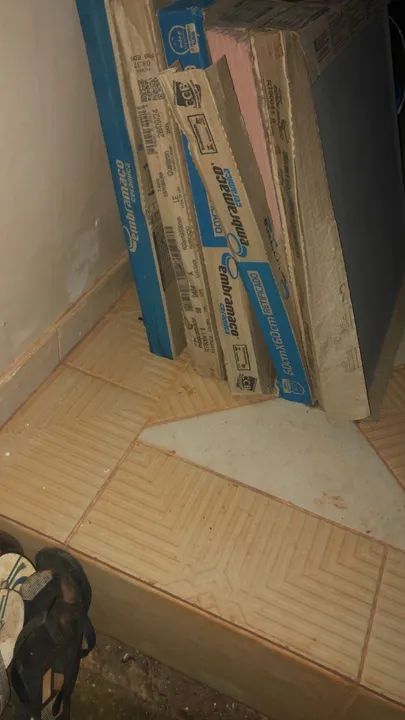 Piso 60X60 retificado utilizado em garagem - Foto 2