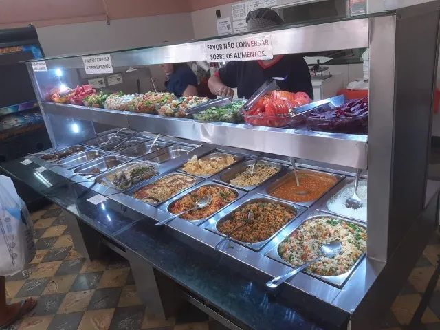 Balcão buffet Self service,pista fria,banho maria,balcões de restaurante - Foto 2