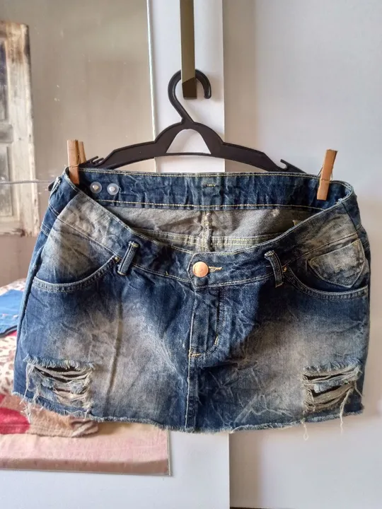 Saia Jeans Destroyed