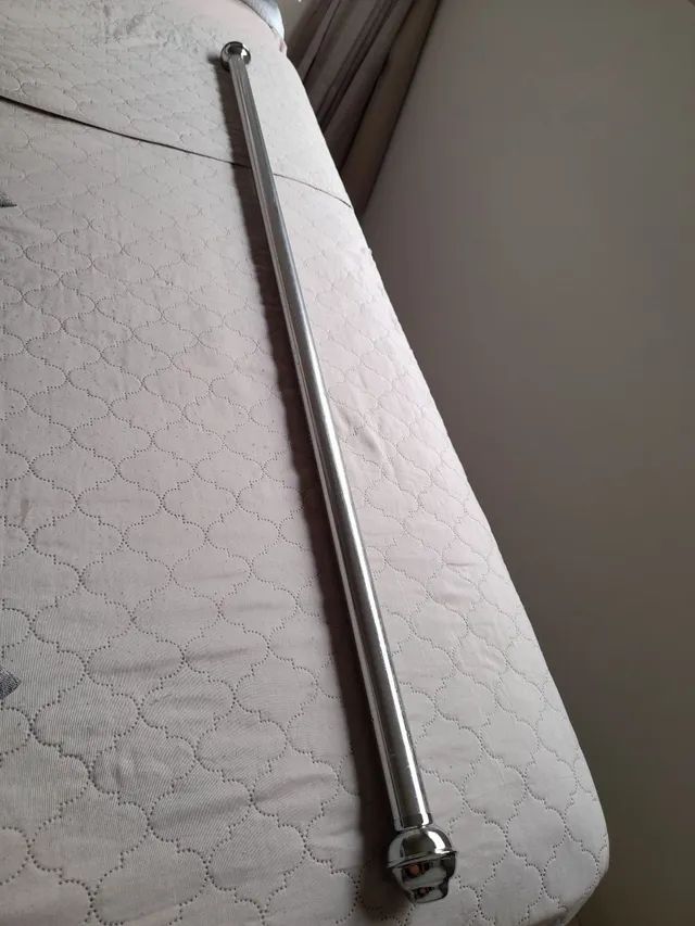 Suporte para cortinas de janela tamanho 1,22. - Foto 3