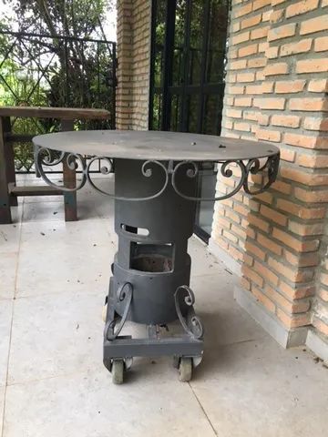 Mesa de ferro, original, design loft industrial, reforçada - Foto 4