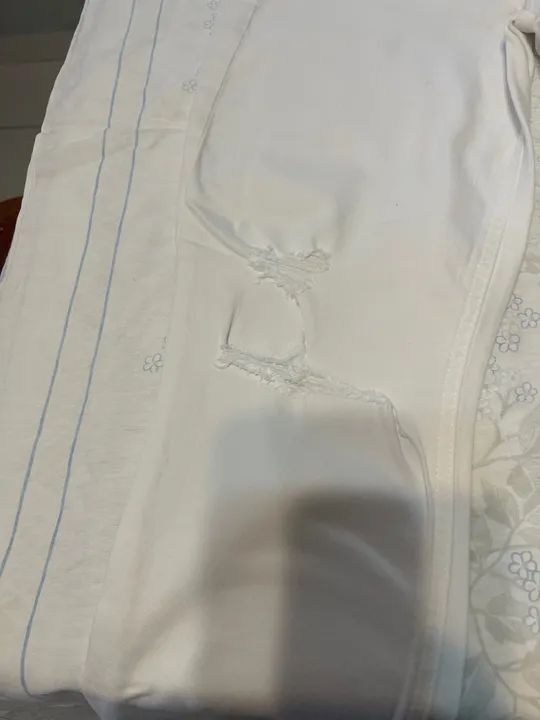 Calça branca feminina Gap - Foto 2