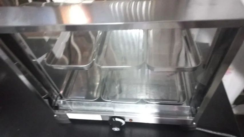 Estufa salgados 127v 6 bandejas nova