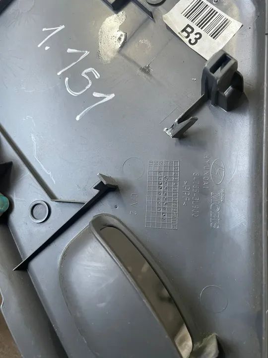 Acabamento Lateral Direito Painel Hyundai Azera N1151