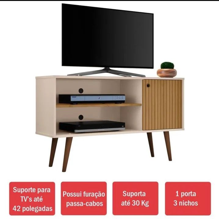 Rack para tv até 43 polegadas ( montagem grátis ) 