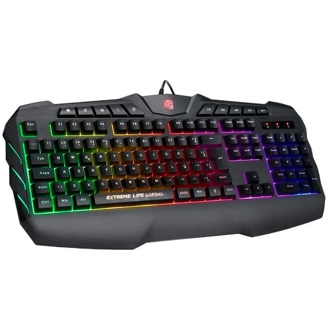 Teclado Gamer Semi Mecânico com Membrana Tripla Pulse Fire | ELG | Enviamos em Todo o País