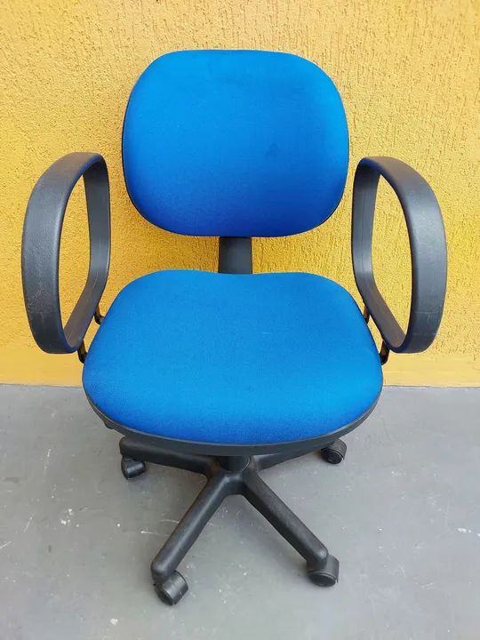 Cadeira escritorio azul Royal  - Foto 5