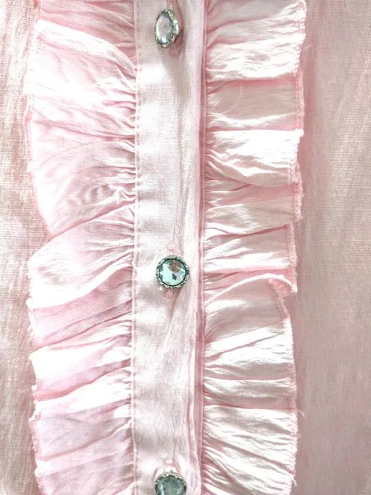 Camisa rosa babados  - Foto 4