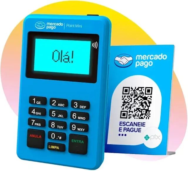 Máquinas de cartão Mercado pago.