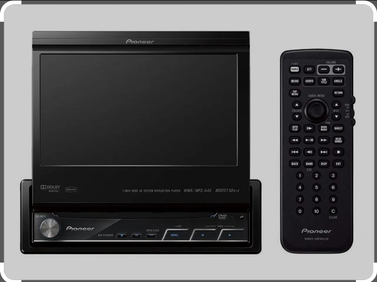 Som automotivo Pioneer DVD Player 7 polegadas